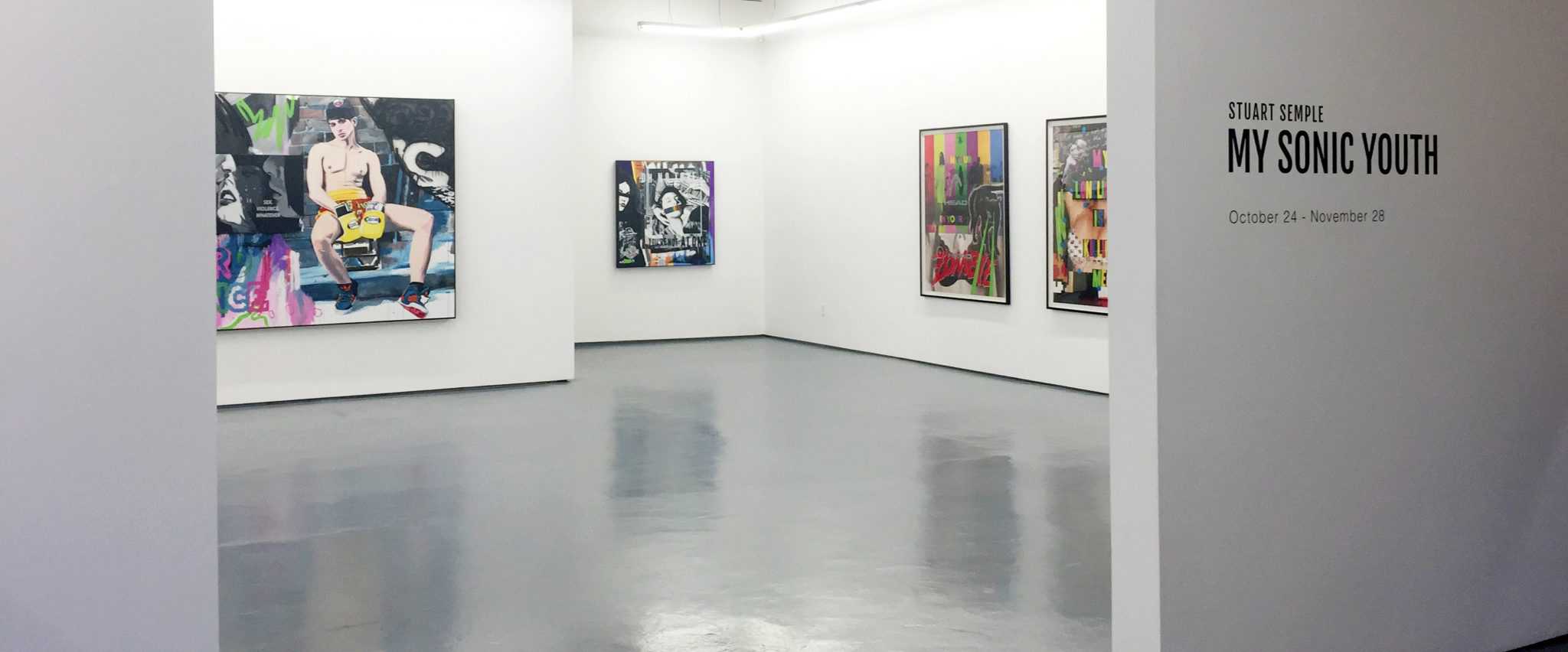 work #16412 – MY SONIC YOUTH, Solo Exhibition, Fabien Castanier, LA, 2016