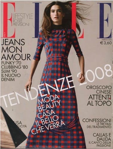 Elle Italia, ‘Golden Pop’, Pia Capelli, Feb 2008