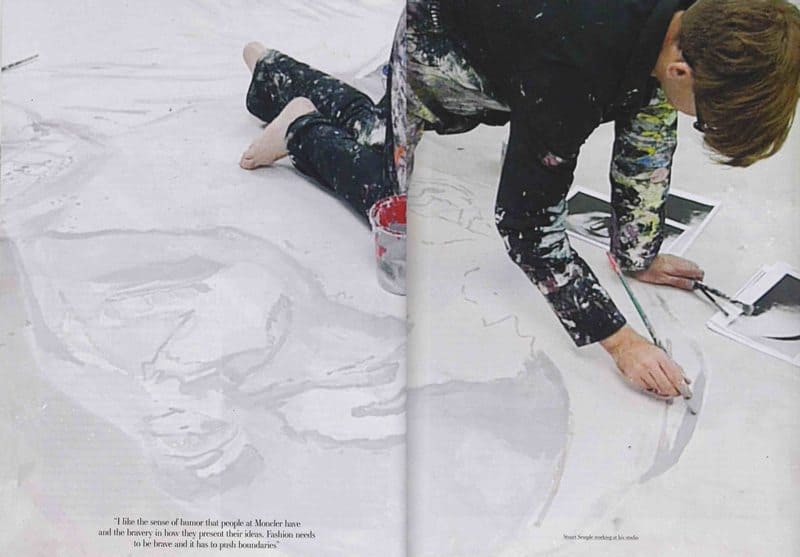 MUSE Magazine: behind the scenes of Stuart Semple and Moncler