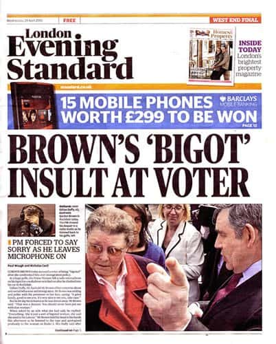 The Evening Standard ‘I’m Afraid To Swallow’, Liz Hoggard, 28th April 2010