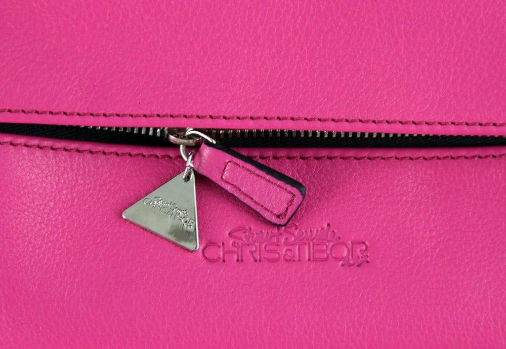 stuart-semple-chris-and-tibor-pink-leather-perspex-clutch-logo_2
