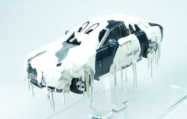 LITTLE GHOST Resin & vinyl on model carStuart Semple 2015