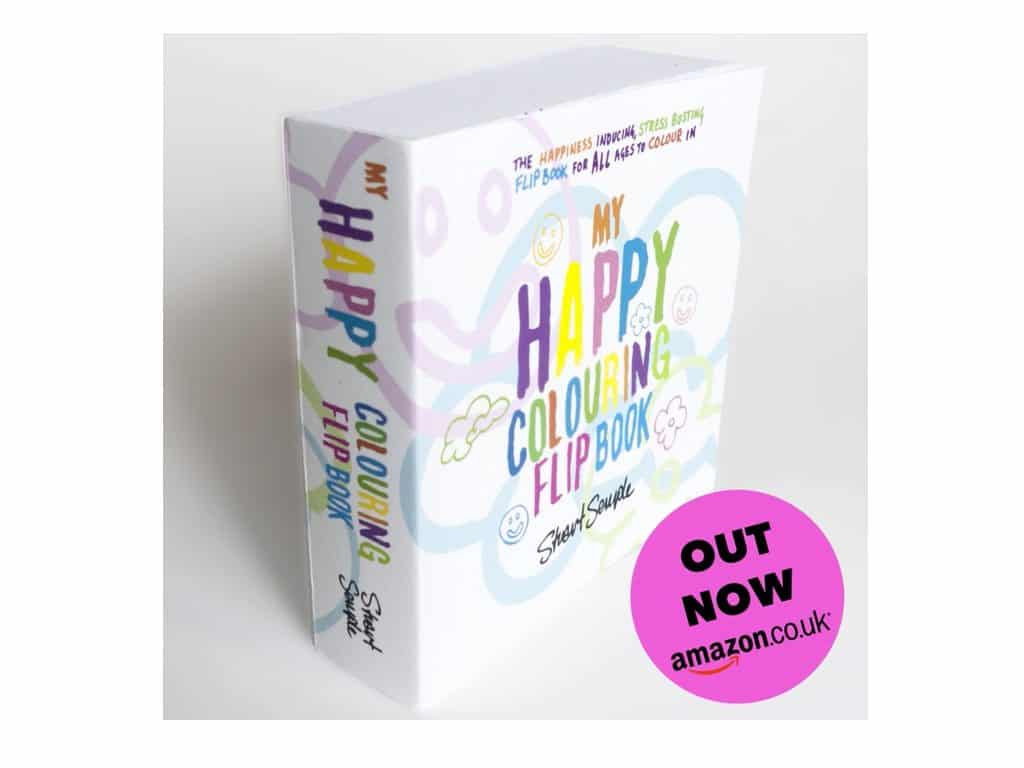 My Happy Colouring Flip Book Out Now on Amazon