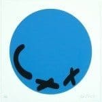Limited edition Happy Dot print in Blue