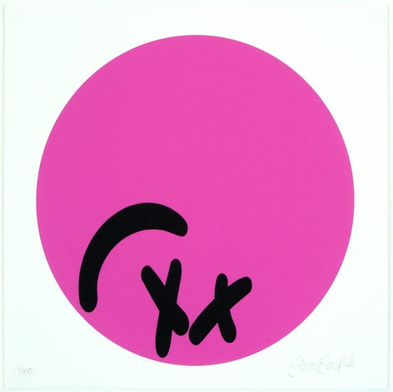 Limited edition HappyDot print in Pink