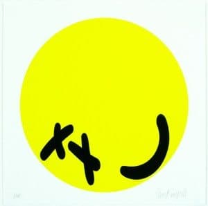 Limited edition HappyDot print in Yellow