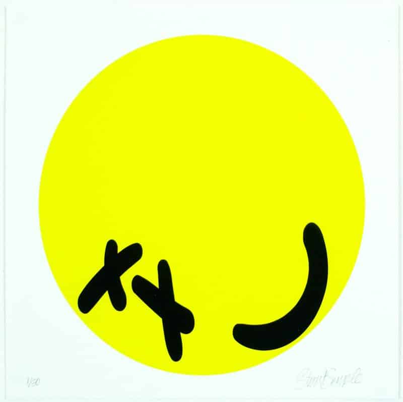 Limited edition HappyDot print in Yellow