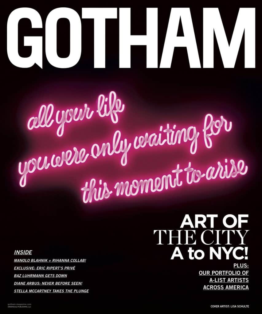 Gotham magazine cover Summer 2016