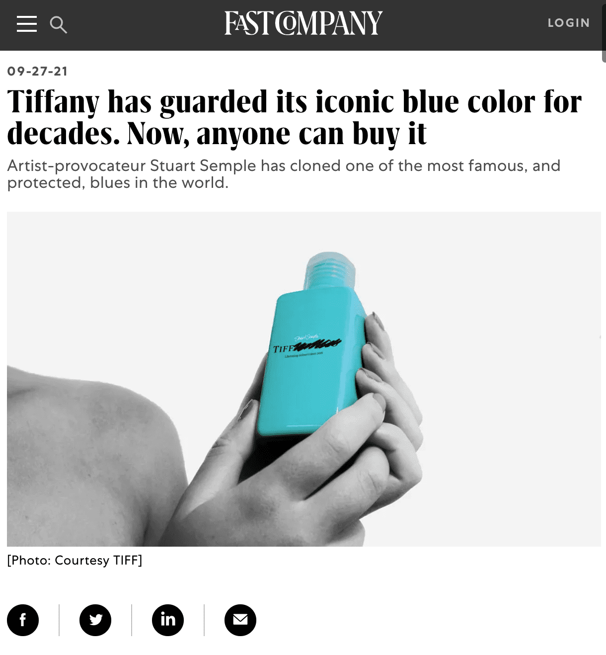 Tiffany Blue  More Than Just Print